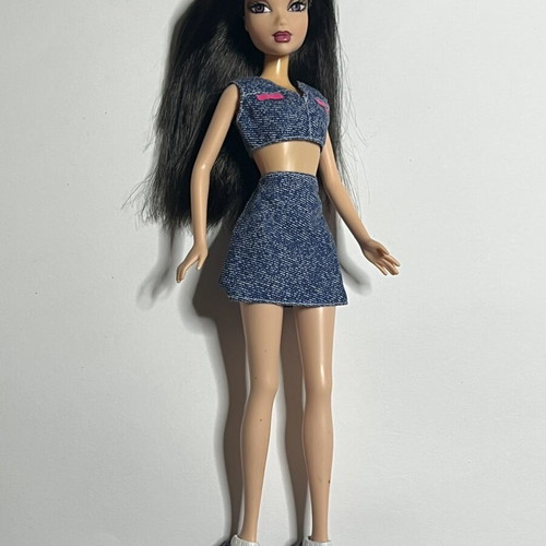 Myscene Nolee doll used with authentic bag and shoes