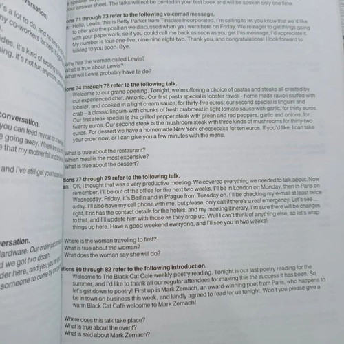 B2 Practice Exams for the TOEIC Test with Strategies, new