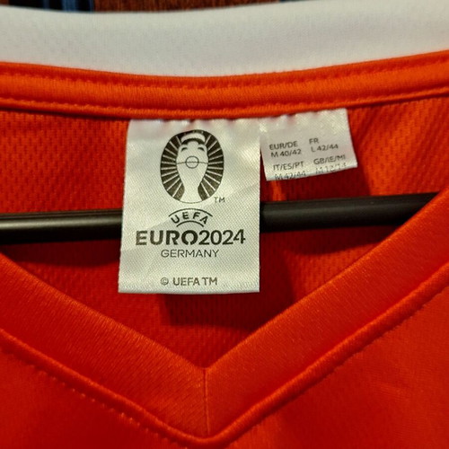 Denmark Women T-Shirt UEFA Euro 2024 Like New Size M
