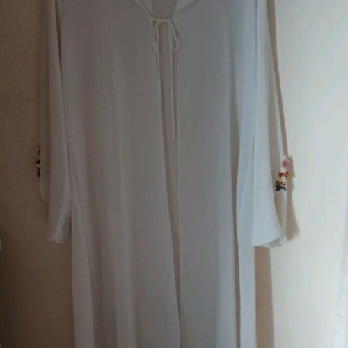 Mystico white robe like new, size S & M, vintage Greek made