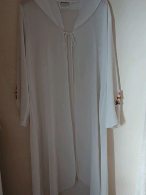 Mystico white robe like new, size S & M, vintage Greek made