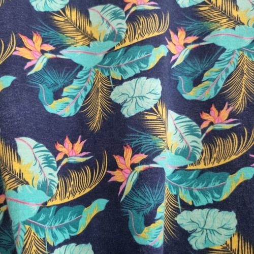 Springfield multi color tie-front crop top XS like new