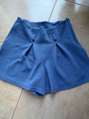 High waist shorts like new, blue, size M