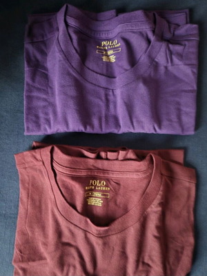 Polo T-shirt Ralph Lauren original, M size, slim fit, new, set of two