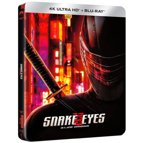 Snake Eyes G.I. Joe Origins 4K UHD + Blu-ray steelbook new with Greek subtitles