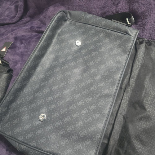 Guess leather bag new, blue, 47/32/15 cm