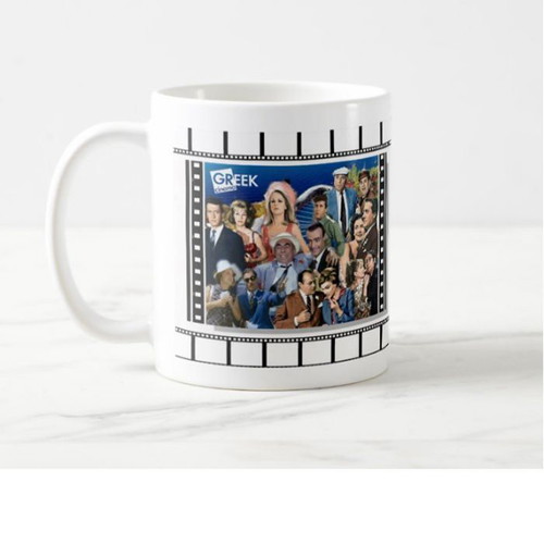 Hard Man Greek Cinema Mug 11oz New