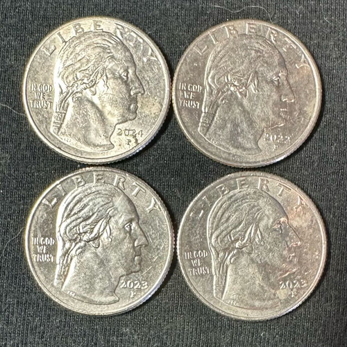 Lot 4 US Women of the Year Quarter used