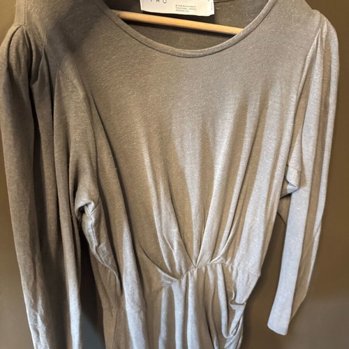 Iro linen dress like new, brown, size L