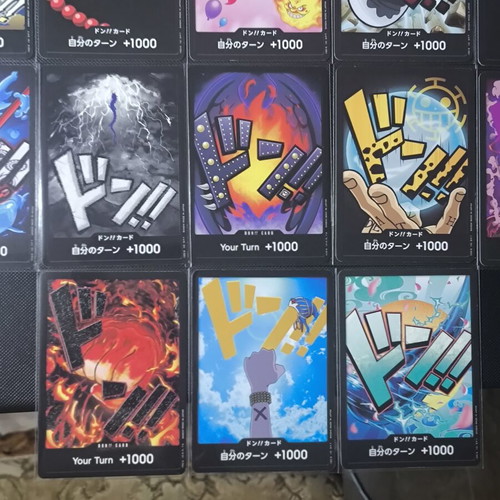 One Piece Don!! card set like new, 18 cards
