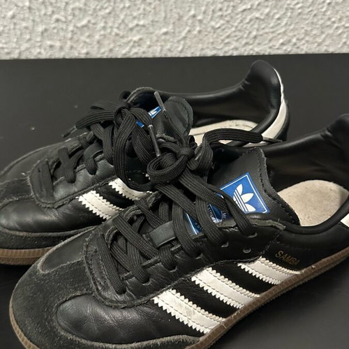 Παπούτσια Adidas Samba παιδικά μεταχειρισμένα μέγεθος 31 μαύρα