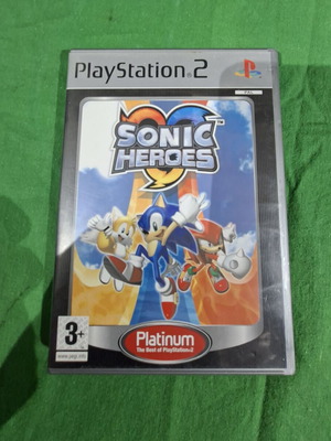 Sonic Heroes PlayStation 2 game like new, PAL