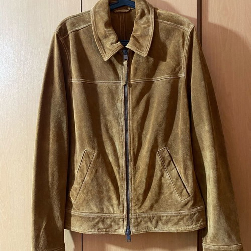 All Saints Brown Jacket Size M Like New With Small Tear