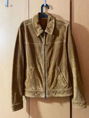 All Saints Brown Jacket Size M Like New With Small Tear