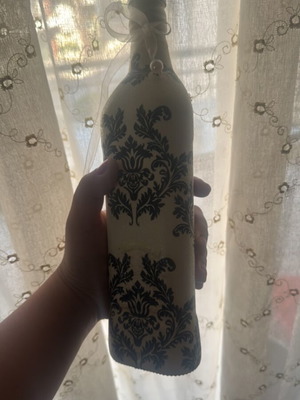 Decorative bottle like new with gold dust