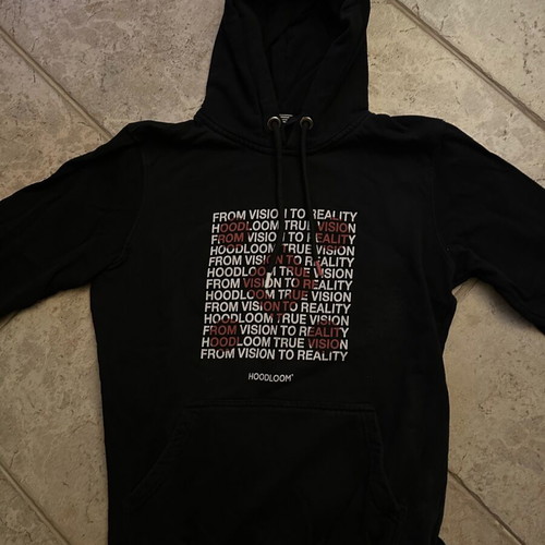 HoodLoom men's hoodie and tracksuit size M like new, black and gray