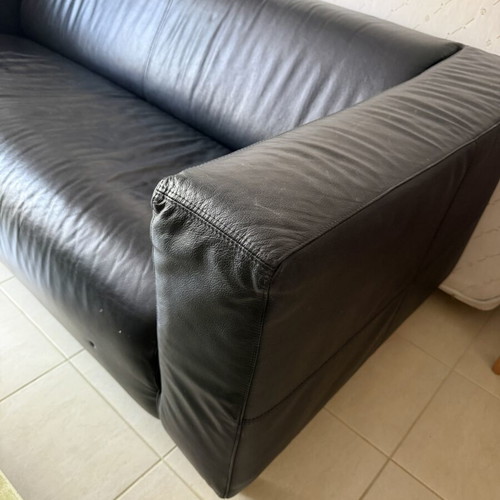Ikea leather sofa