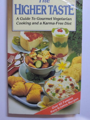 The Higher Taste book like new, gourmet vegetarian cooking guide