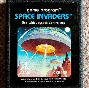 Space Invaders (Atari 2600) cartridge (loose)