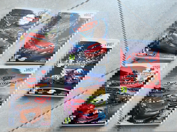 5 παιχνίδια Wii Nintendo cars Mac queen για παιδιά πακέτο