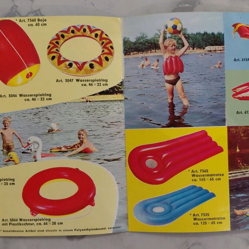 Wehncke Plastik promotional catalog from the 1960s like new