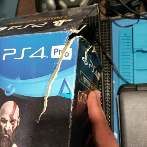 PlayStation 4 Pro God Of War Limited Edition console used 1TB
