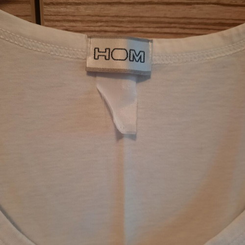 Hom sleeveless shirt used, white, size L