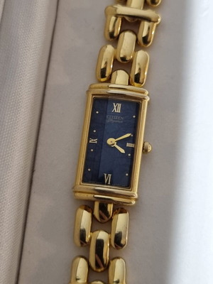 Vintage Citizen Elegance γυναικείο ρολόι με επιχρύσωση από ατσάλι, μεταχειρισμένο quartz