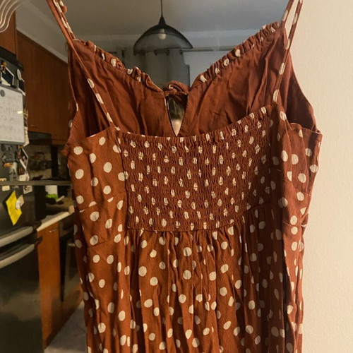 Aerin Polka Dot Dress Medium Used, Viscose