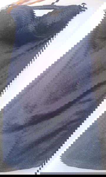 μαυρο φορεμα γυναικειο strapless trafaluc xxs