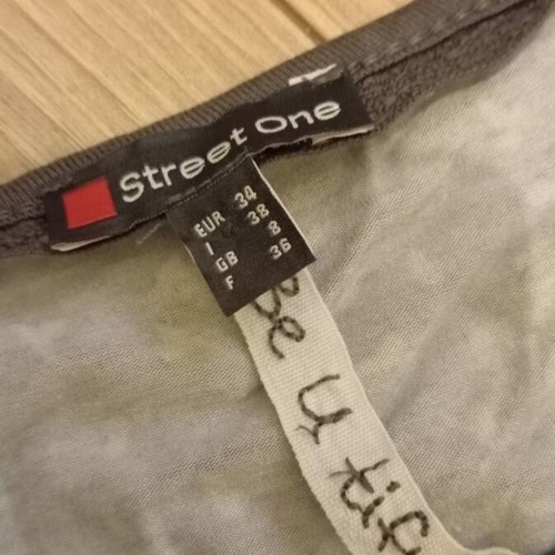 Street One dress like new, sizes 34-36, gray
