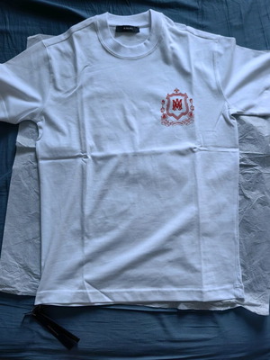 Amiri T-shirt new, white, size M with print