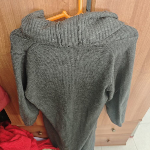 London Times Turtleneck Sweater used, XXXL/4XL, gray