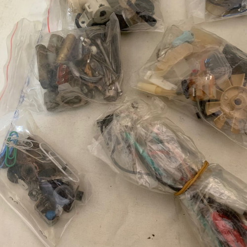 Electronic tools and components used for DIY projects, set