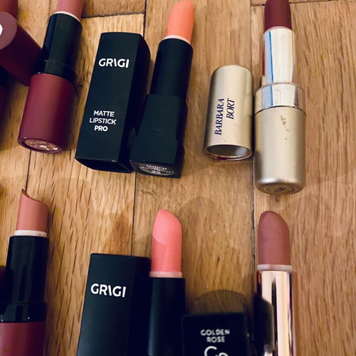 Golden Rose, Grigi and Barbara Bort lipsticks, set of 17