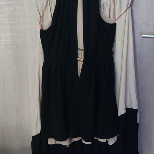 Skirt and top set like new, black and beige, formal wear