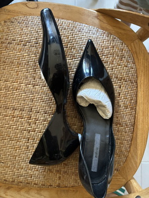 Melissa women's black patent leather pumps size 40 like new