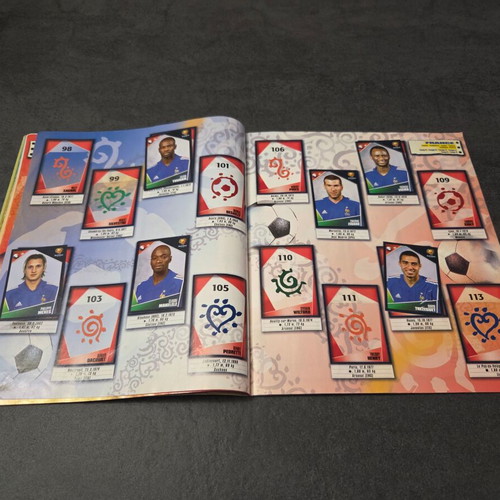 Euro 2004 Panini Sticker Album used, 90 of 334 stickers completed