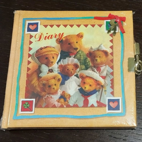 Vintage diary with lock KIKY 2000 new