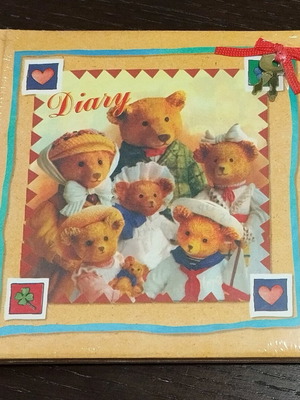 Vintage diary with lock KIKY 2000 new