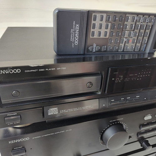 Kenwood AX-43 Stereo System with DP-730 CD Player and RC-M43 Remote