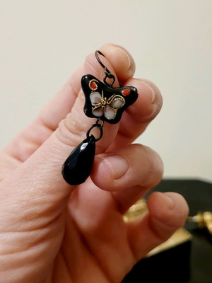 Butterfly earrings used