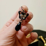 Butterfly earrings used