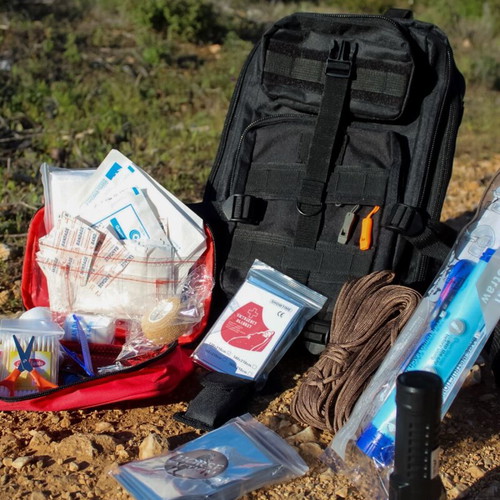 Emegencry Backpack Pro Kit Καινούργιο, πλήρες σακίδιο επιβίωσης 30L