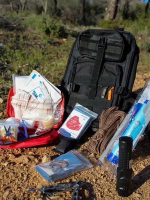 Emegencry Backpack Pro Kit Καινούργιο, πλήρες σακίδιο επιβίωσης 30L