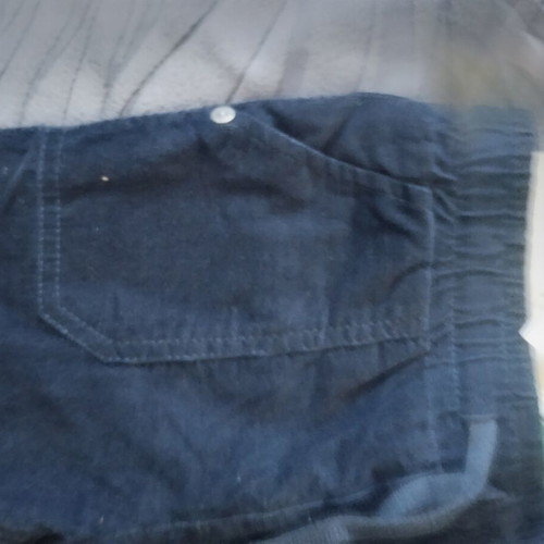 Benetton kids' corduroy jogger pants, size XS 110cm, dark blue
