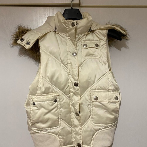 XDYE sleeveless jacket used, size L, white