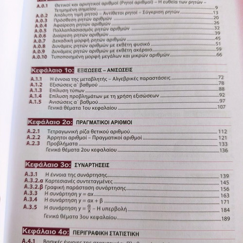 Mathematics Book for 2nd Grade Gymnasium Patakis Editions like new