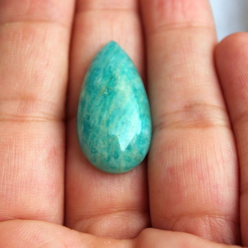 Amazonite teardrop gemstone 28mm new