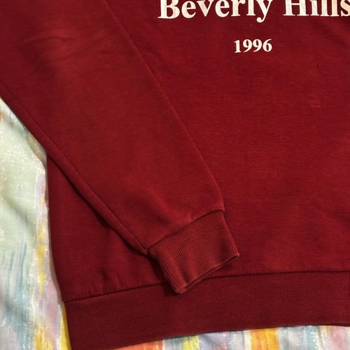 Bershka sweatshirt used, burgundy, size M